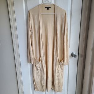 Banana Republic Long Yellow Cardigan Large